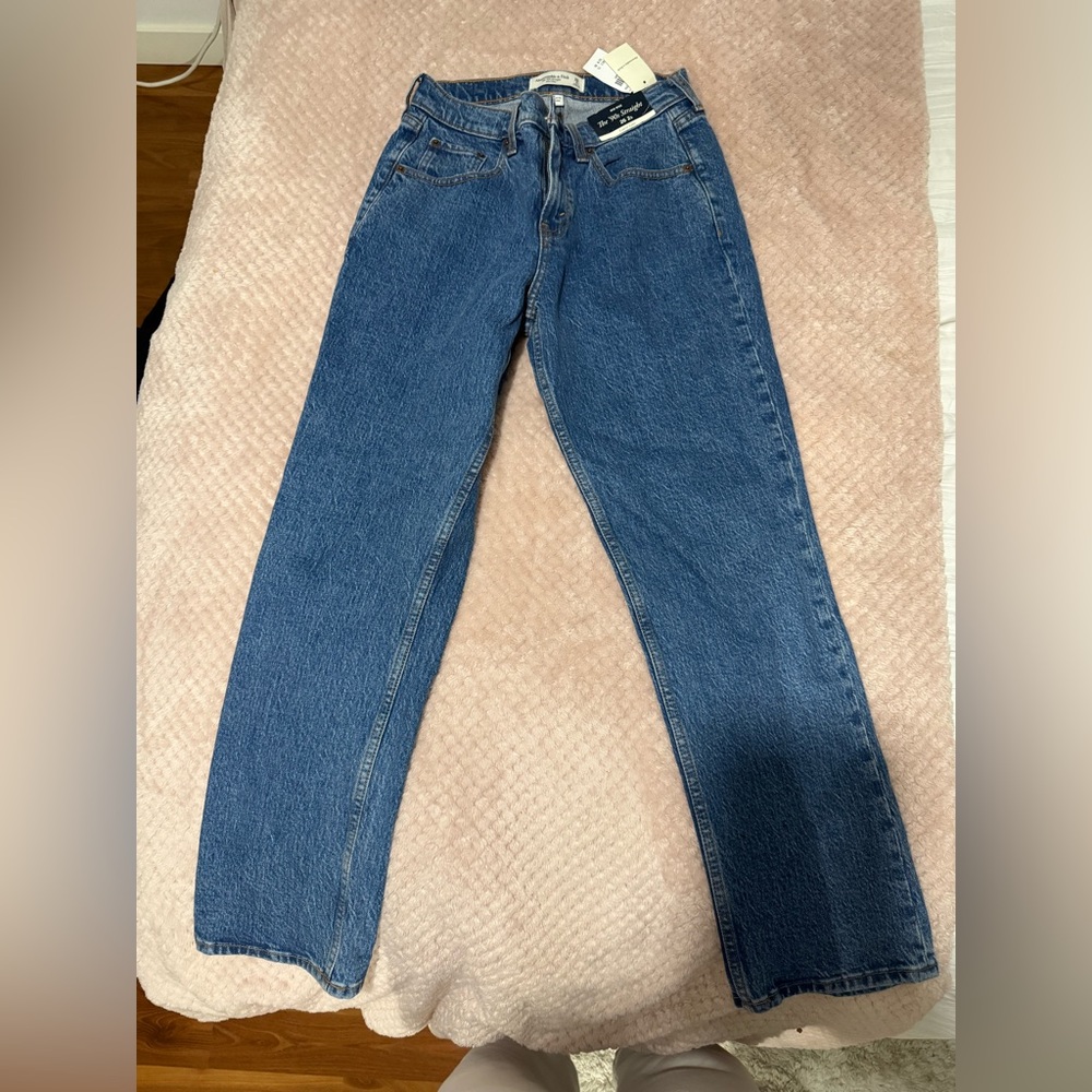Abercrombie curve love 90s straight jeans